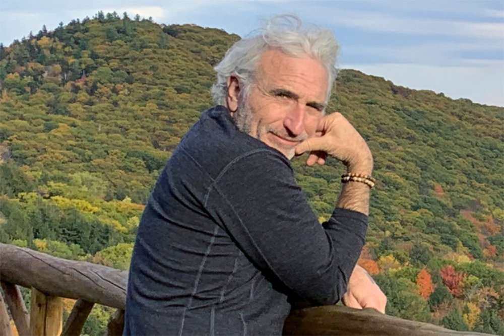 This 2019 photo shows Howard Irwin Fischer in Vermont.  Fischer is one supporter who sees human composting as an eco-friendly way to return his remains to the earth as fresh, fertile soil when he dies.