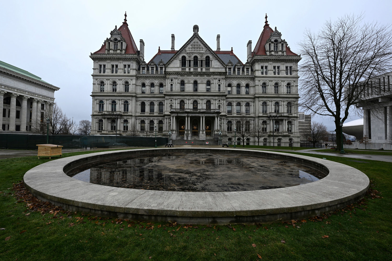 The New York state Capital is seen on the opening day of the 2023 legislative session Wednesday, Jan. 4, 2023, in Albany, N.Y.