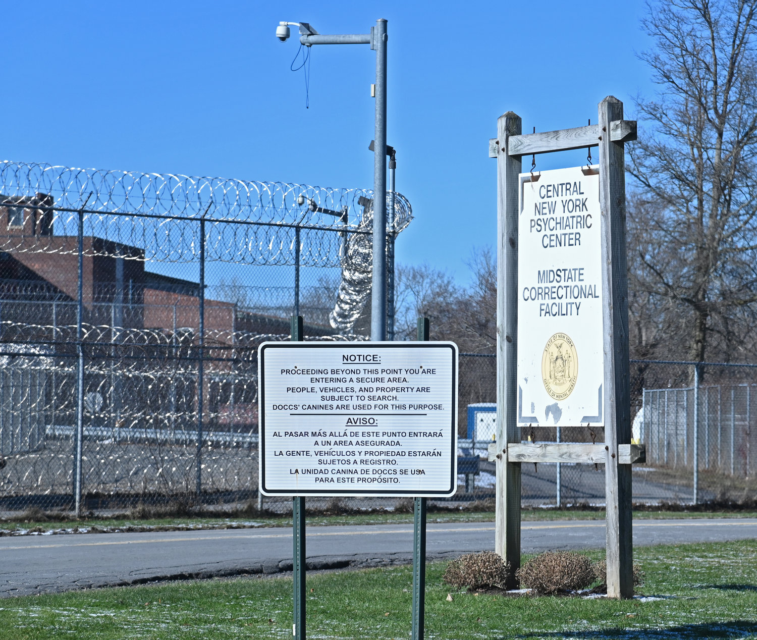 The Central New York Psychiatric Center at Midstate Correctional Facility off Route 291 in Marcy.