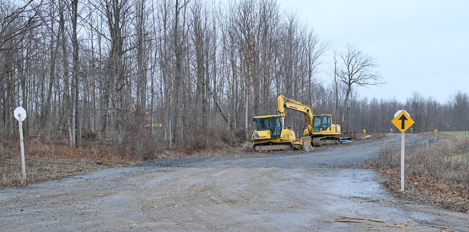 Construction vehicles are shown off of Seymour Lane in Westmoreland on Tuesday, Jan. 17, the site of a new housing complex, one of many planned or currently in progress in the region.