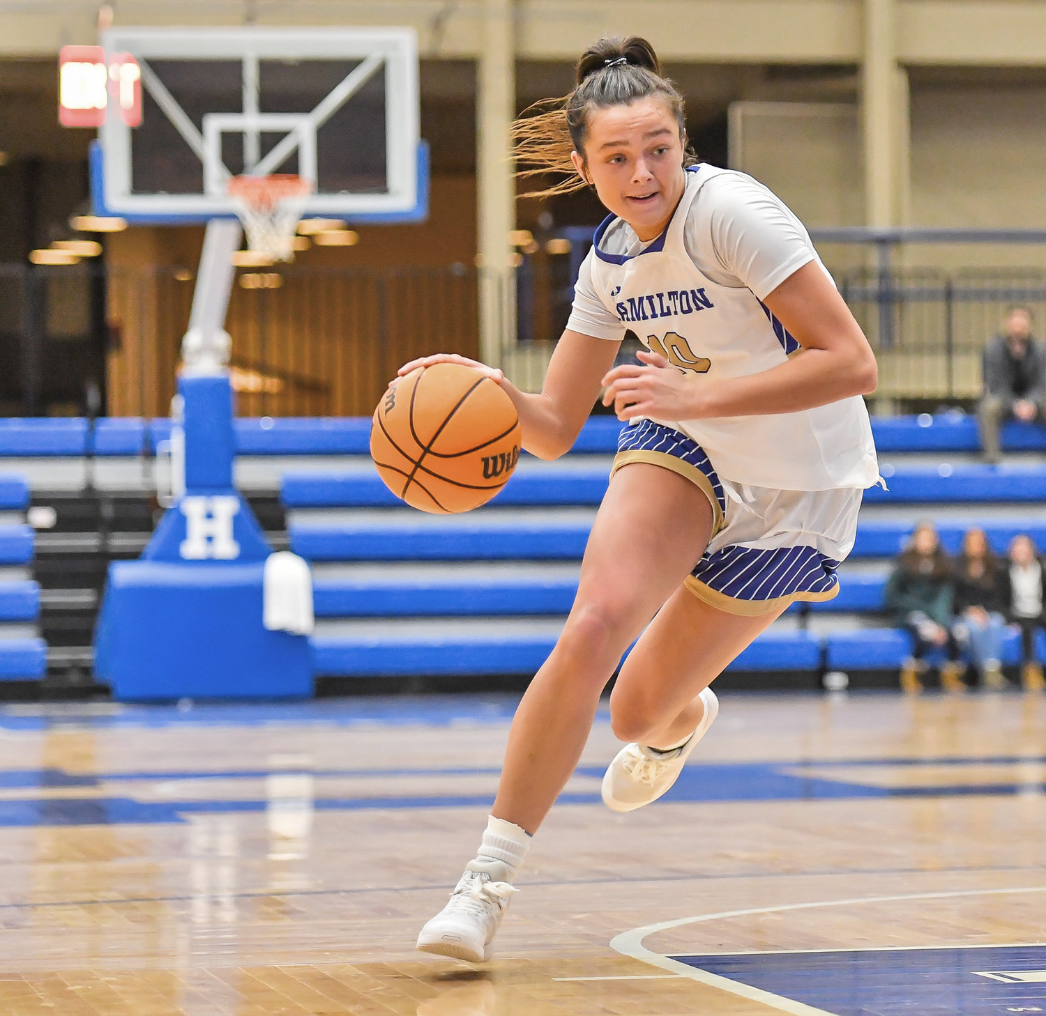 Hamilton College forward Emma Sehring is averaging 12.4 points and a team-high 9.4 rebounds. In her first season as a starter, the 6-foot-1 forward averaged 7.5 points and 6.7 rebounds last year.