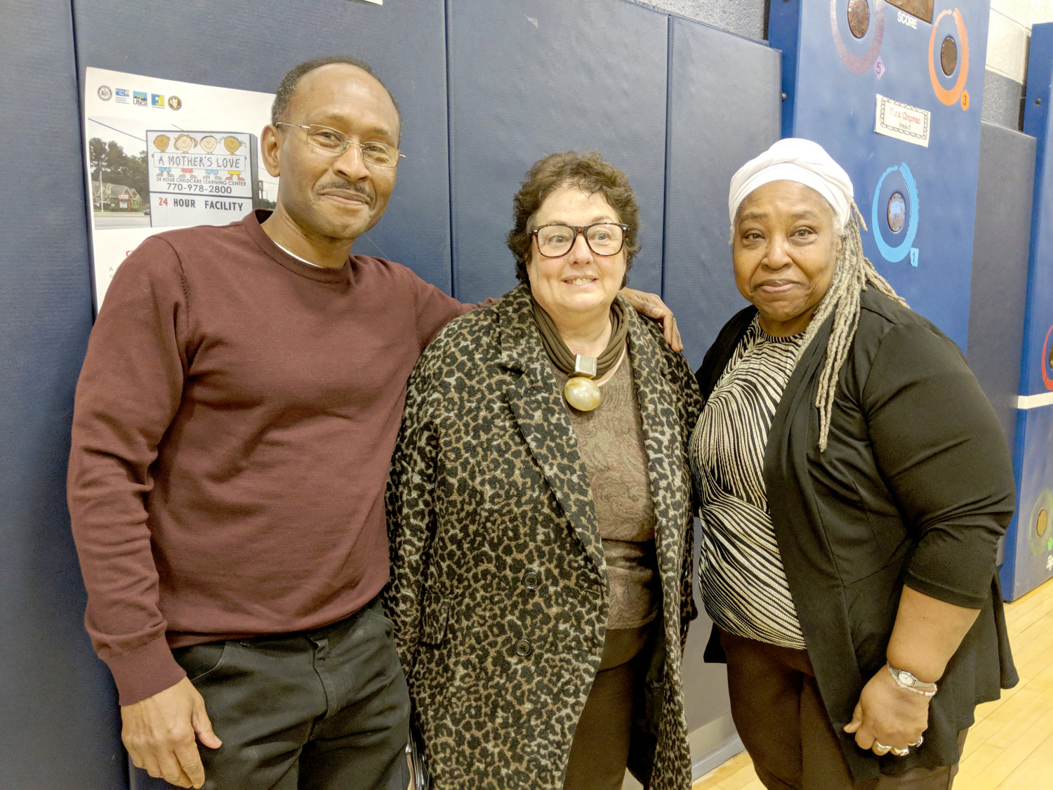 Former Cornhill  Councilwoman Freddie Hamilton, who was a frequent  collaborator with Patrick Johnson and Rebuild the Village, was elected as the incoming President of Oneida County NAACP branch. Judge Anthony Garramone will be swearing in the branch leaders today (Thursday) at City Hall. Hamilton, right, is shown in this file photo with Johnson and former state Office of General Services Commissioner RoAnn Destito.