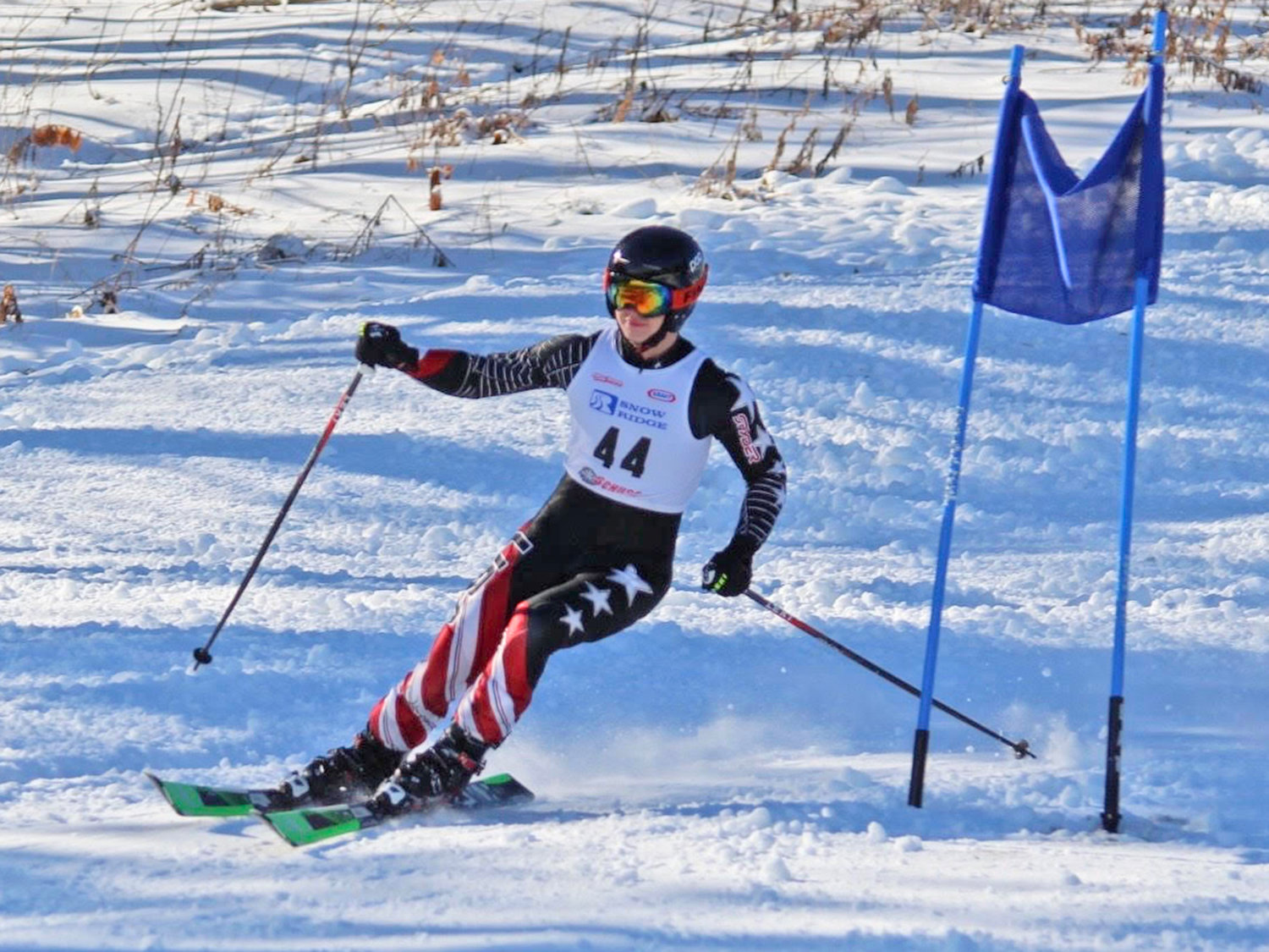 Dylan Poole of Camden placed 12th in two races Monday at Snow Ridge, the first competition for the school's alpine ski team this season.