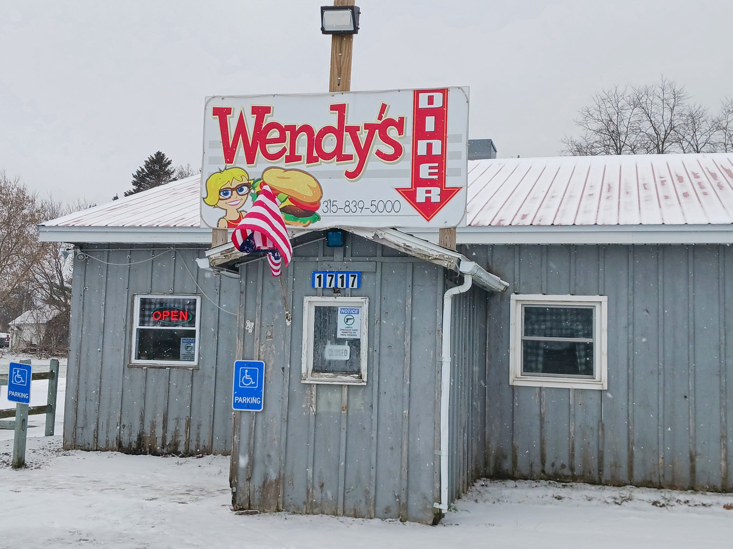 Wendy’s Diner at 1717 State Route 8 in Cassville.