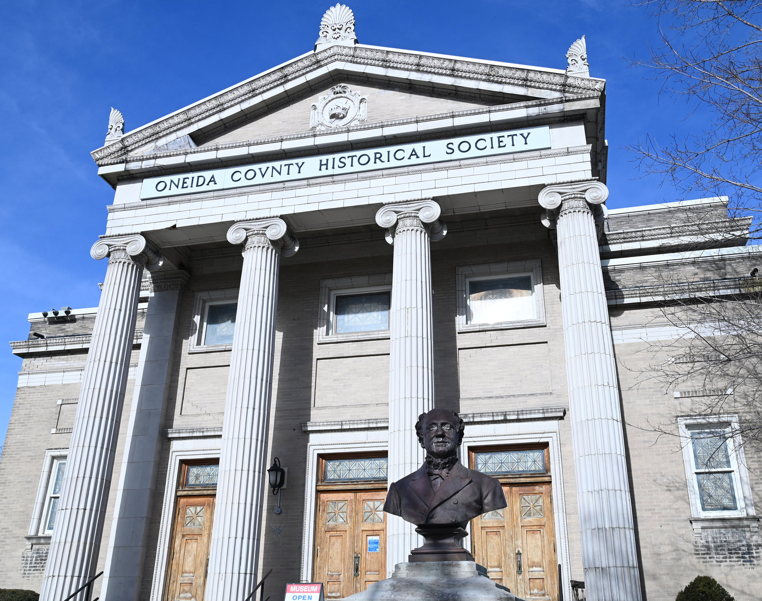 The exterior of the Oneida County History Center on Genesee Street in Utica on Tuesday, Feb. 7.
