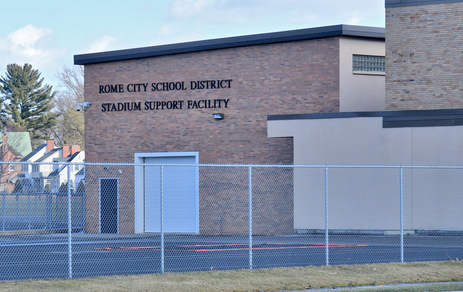 The Rome City School District stadium support facility is seen Tuesday, Feb. 14 in Rome from the Turin Street side.