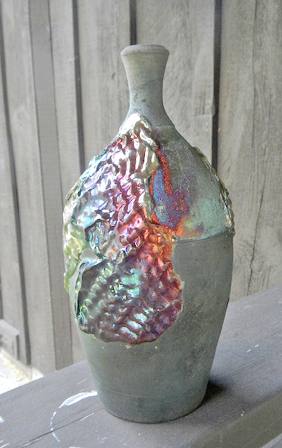 An example of Raku pottery.
