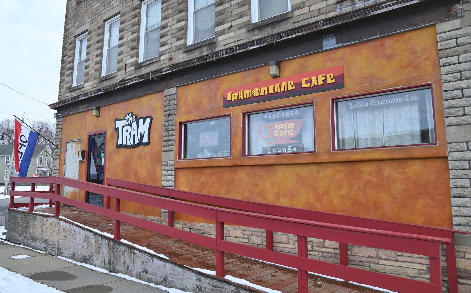 The Tramontane Cafe, The Tram, at 1105 Lincoln Ave. in Utica.