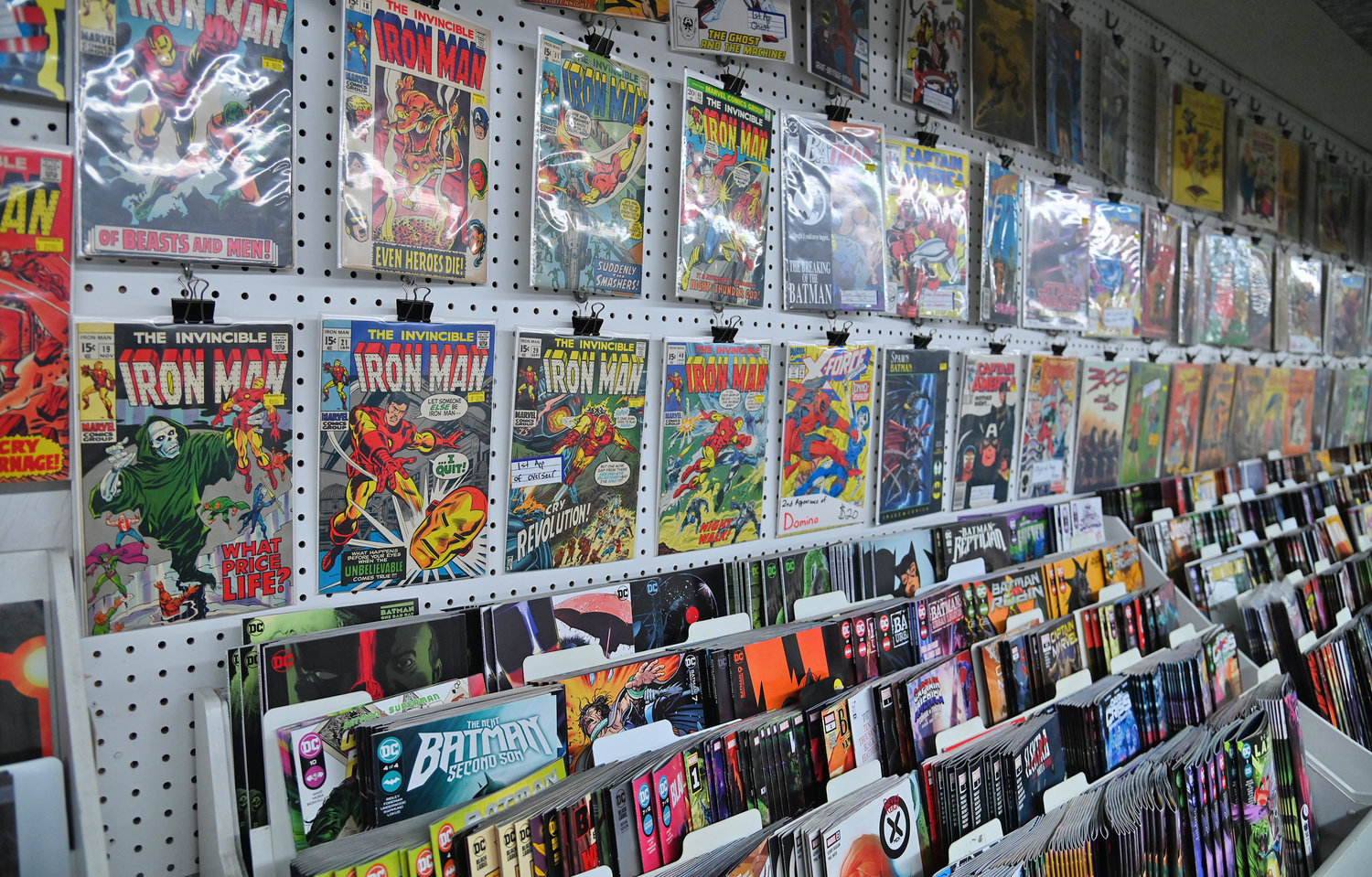 New and old comic books are available at Ravenswood in New Hartford. New comics are released every week, while old back issues line the walls.