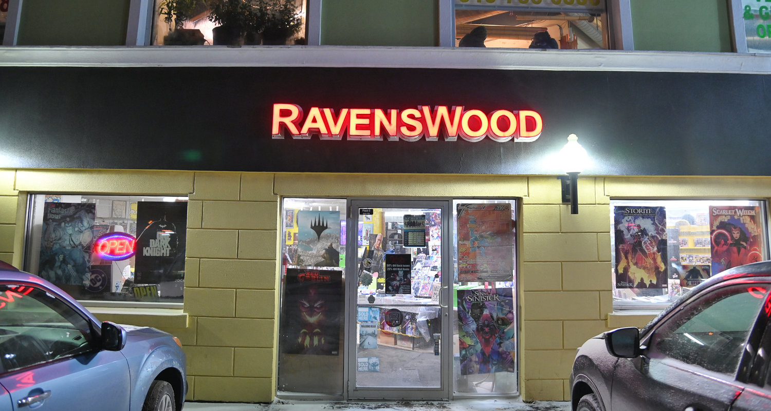 Ravenswood comic book shop is open Monday through Saturday on Seneca Turnpike in New Hartford.  They sell old and new comics, as well as collectible card games, graphic novels, memorabilia  and more.
