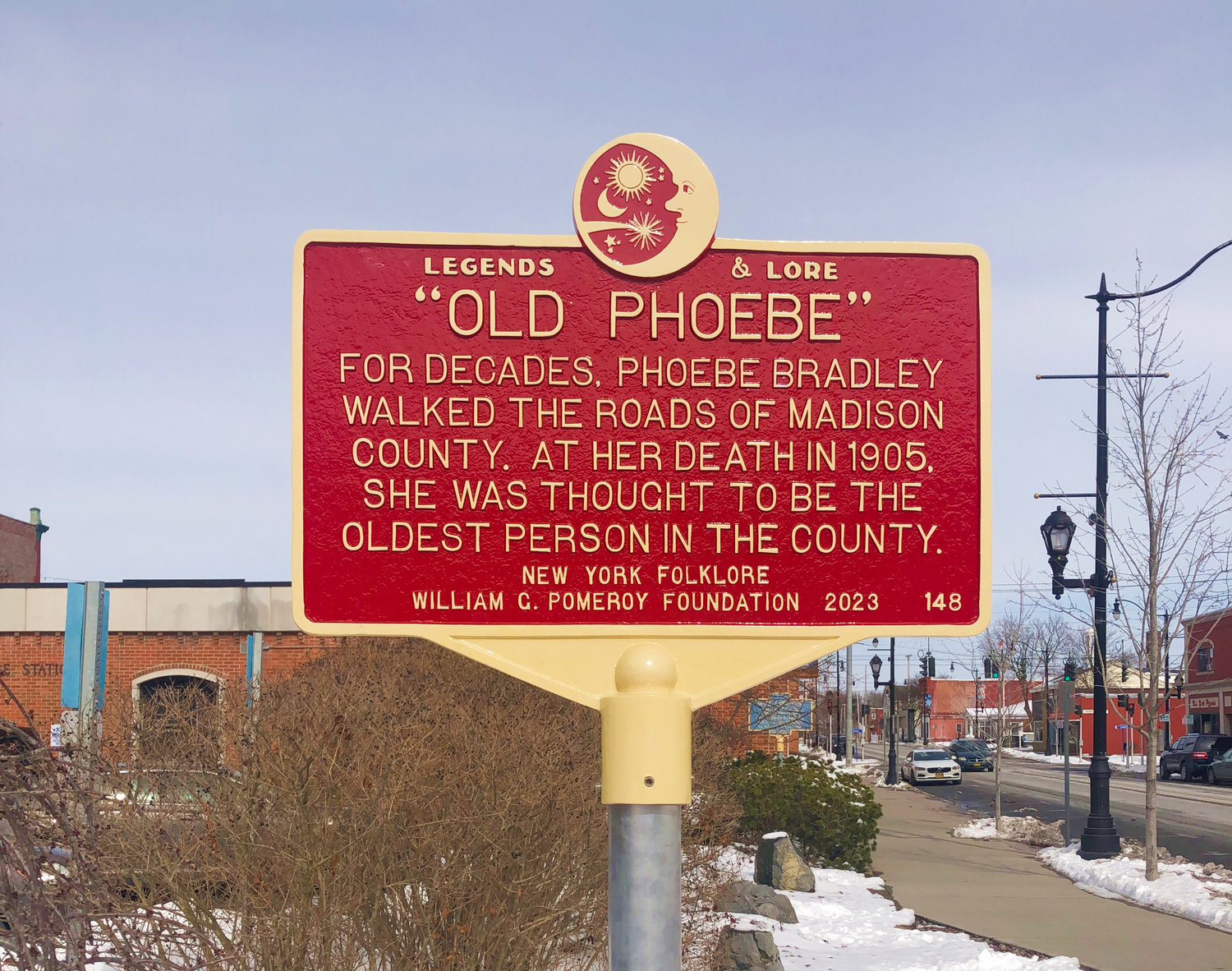Old Phoebe Bradley was an eccentric wanderer who traveled the back roads of Northern Madison County during the late 19th century.