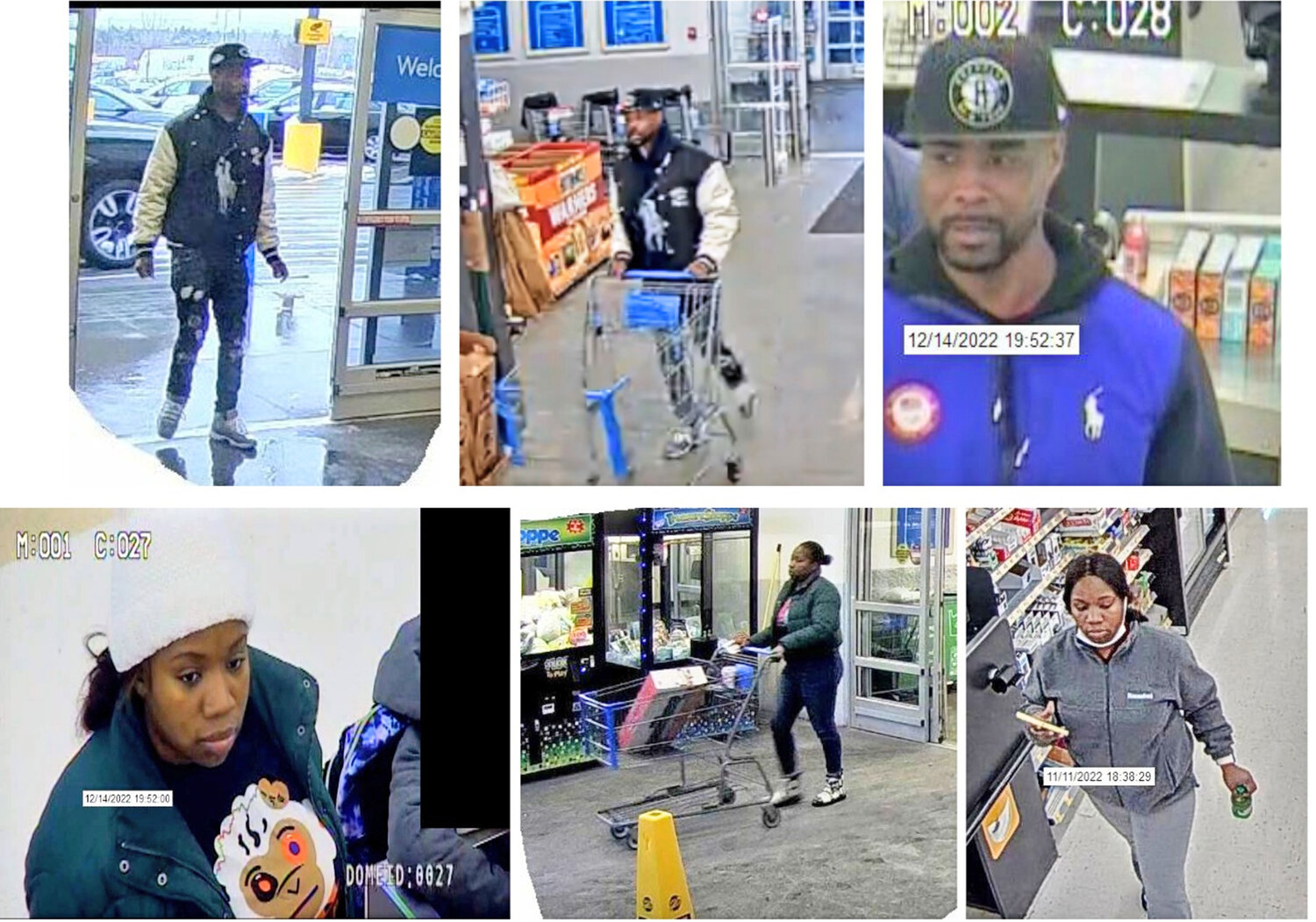 This man and woman are being sought by the New York State Police for allegedly passing counterfeit $100 bills at Walmart locations in Lewis and Jefferson counties in November and December. Anyone who recognizes them is asked to call the state police at 315-366-6000.