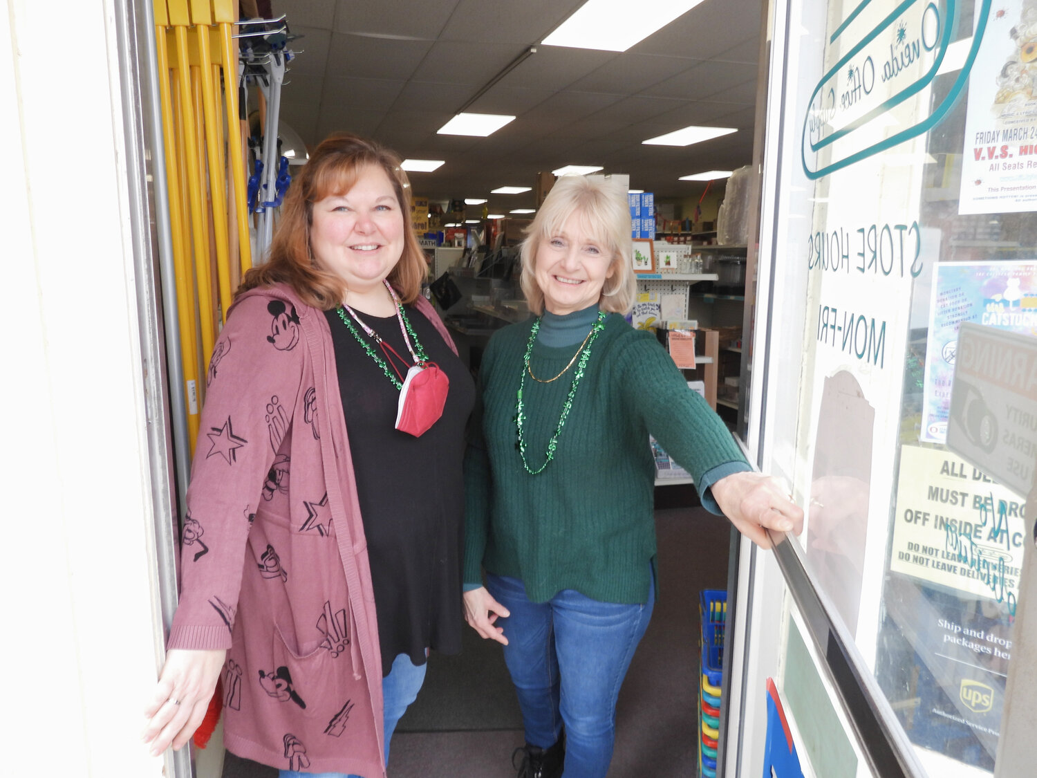 Oneida Office Supply Owner Nancy Kinney and Manager Stacy Jones are happy to help anyone who comes through their door, whether they’re looking for a gift, a new business card or school or office supplies.