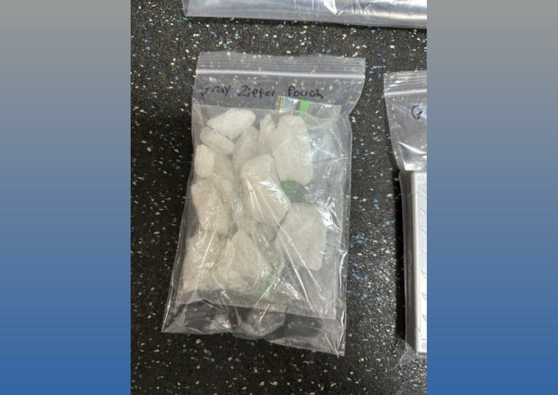 Rome police secured this evidence during a traffic stop early Tuesday morning in a vehicle driven by Tiffany L. Morey, 32, of Durhamville. Police said Morey was found with 167 grams of methamphetamine.