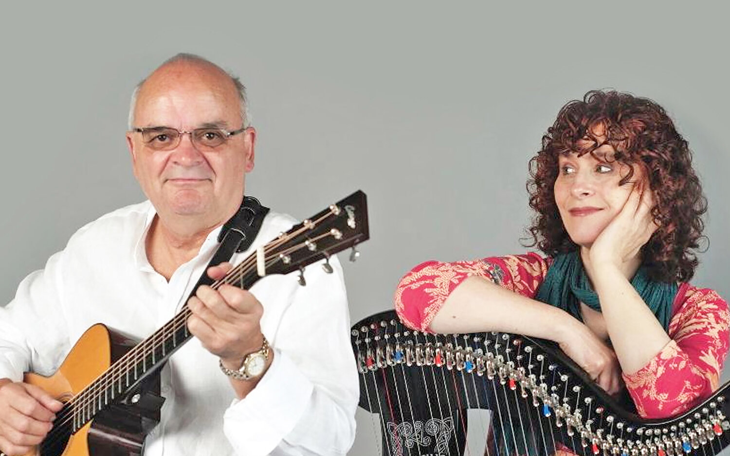 Guitarist Chris Newman and Harpist Maire Ni Chathasaigh perform an Irish music concert at 7 p.m. March 24 at the Irish Cultural Center of the Mohawk Valley-Museum in Utica.