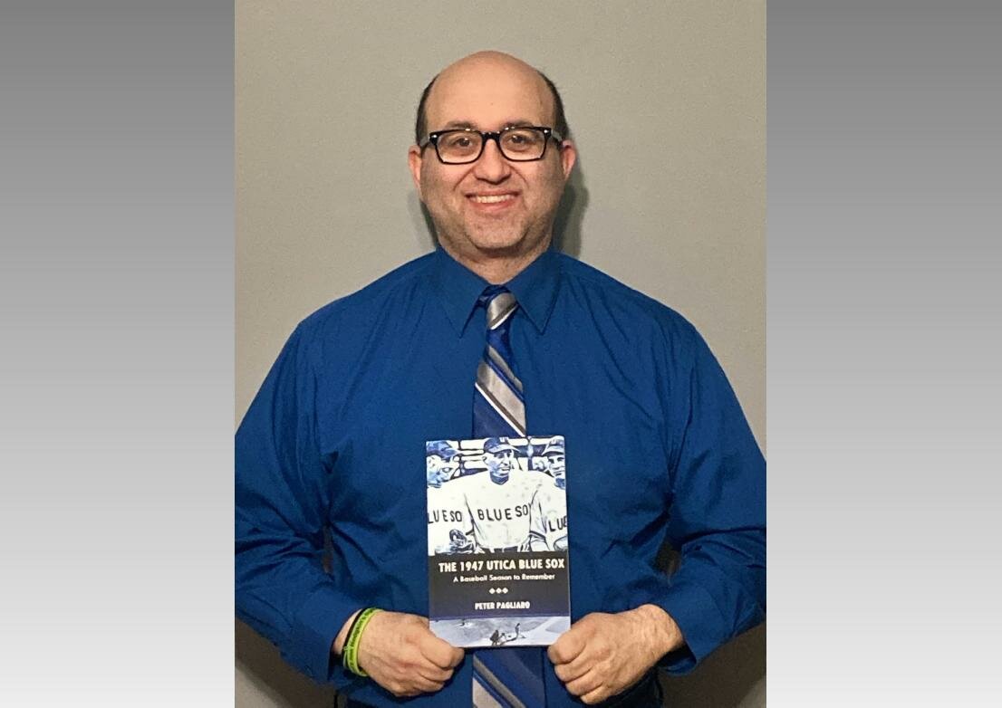 Peter Pagliaro discusses his new book “The 1947 Utica Blue Sox: A Baseball Season to Remember” on March 25.