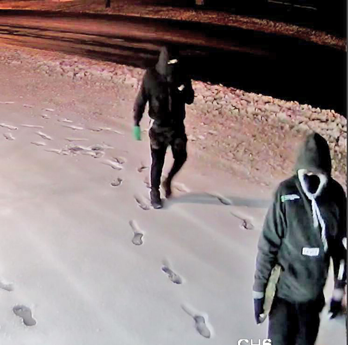 Police are seeking information on these two suspects in connection with an alleged theft from a business on Feb. 23. Anyone who recognizes them is asked to call police at 315-339-7719.