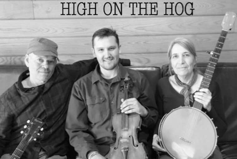 High on the Hog, featuring Bill Chamberlain, Tyler Dezago and Marion Hoelzel, plays at a free Community Dance at 7 p.m. March 31 at View Center for Arts and Culture in Old Forge.