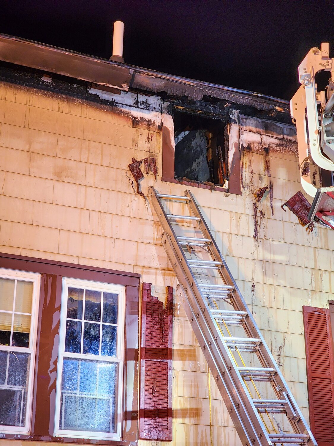 The fire was reported under control at 9:06 p.m. The New Hartford Fire Department, the Clayville Fire Department, the Sauquoit Fire Company, Yorkville Fire & Hose Co. Inc., and Edwards Ambulance, Inc. provided aid to the Willowvale Fire Company, Inc.