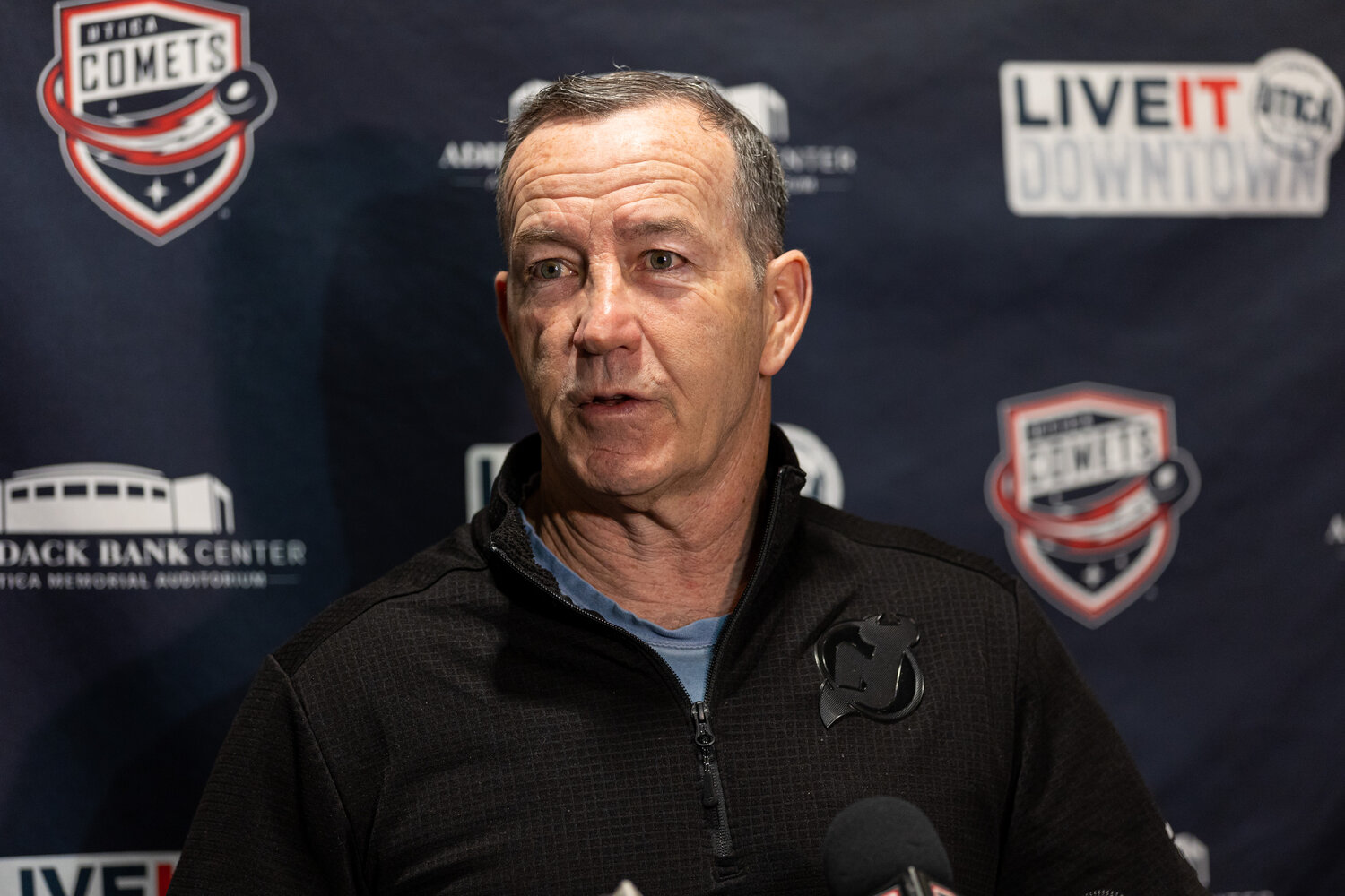 Utica Comets coach Kevin Dineen has helped guide the team to back-to-back appearances in the AHL North Division semifinals. He said there’s “unfinished business” for next season.