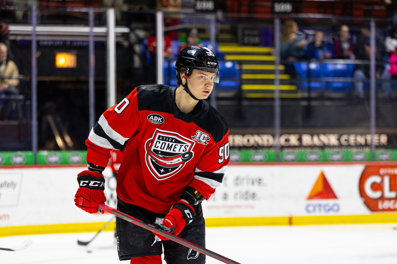 Timur Imbragimov joined the Utica Comets in March following a trade by the parent New Jersey Devils. He had six points in 15 games with Utica.