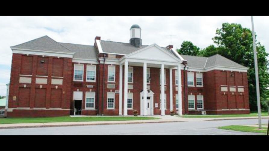 Pictured is the former Glenfield School. Rochester’s Cornerstone Group has submitted a proposal to revitalize the school into 50 senior living units, including new construction and a public park to be donated to the Town of Martinsburg.