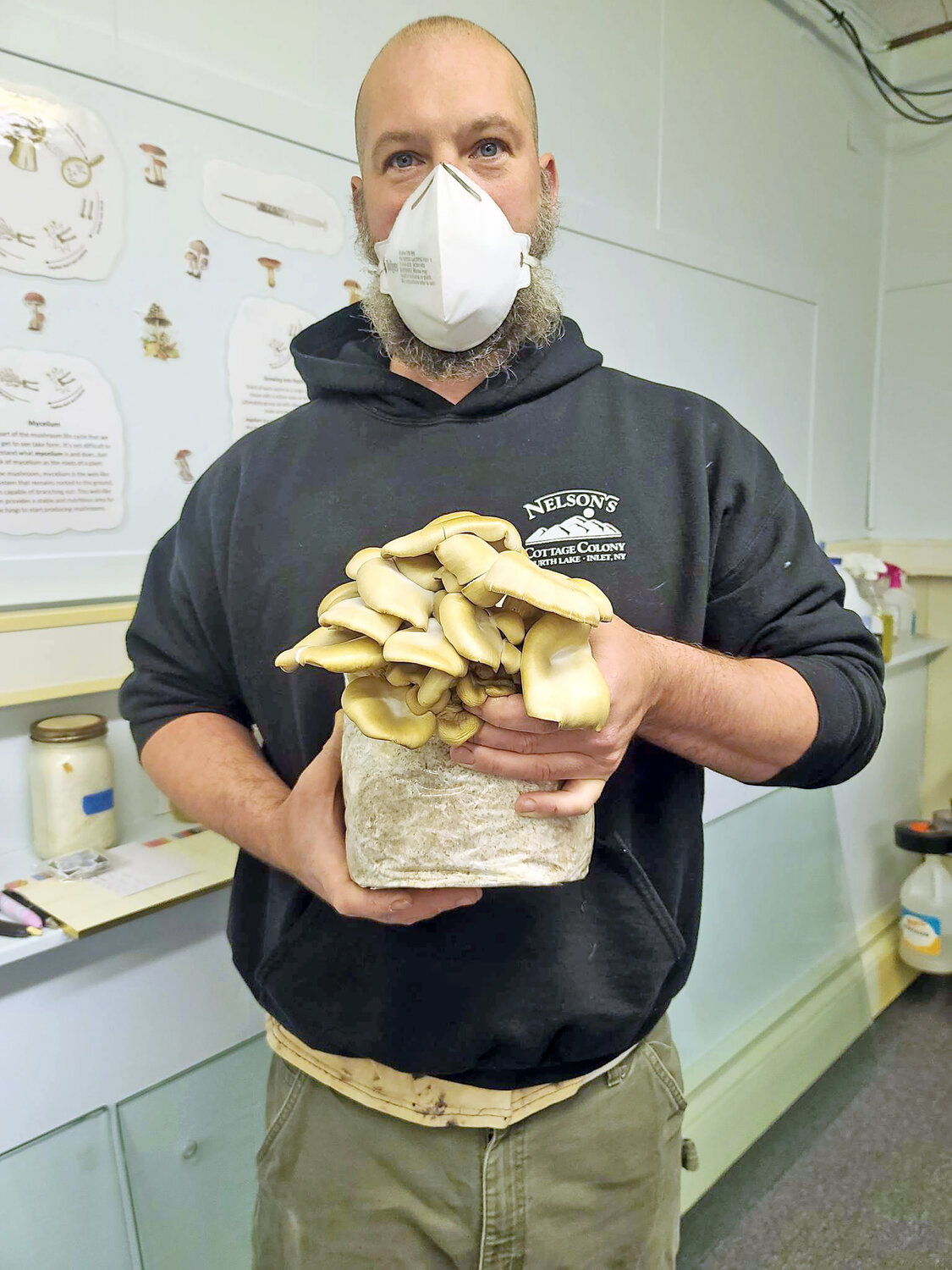 Local mycologist Tommy Hugh will explain mushroom gardens at 4 p.m. May 24 at Old Forge Library.