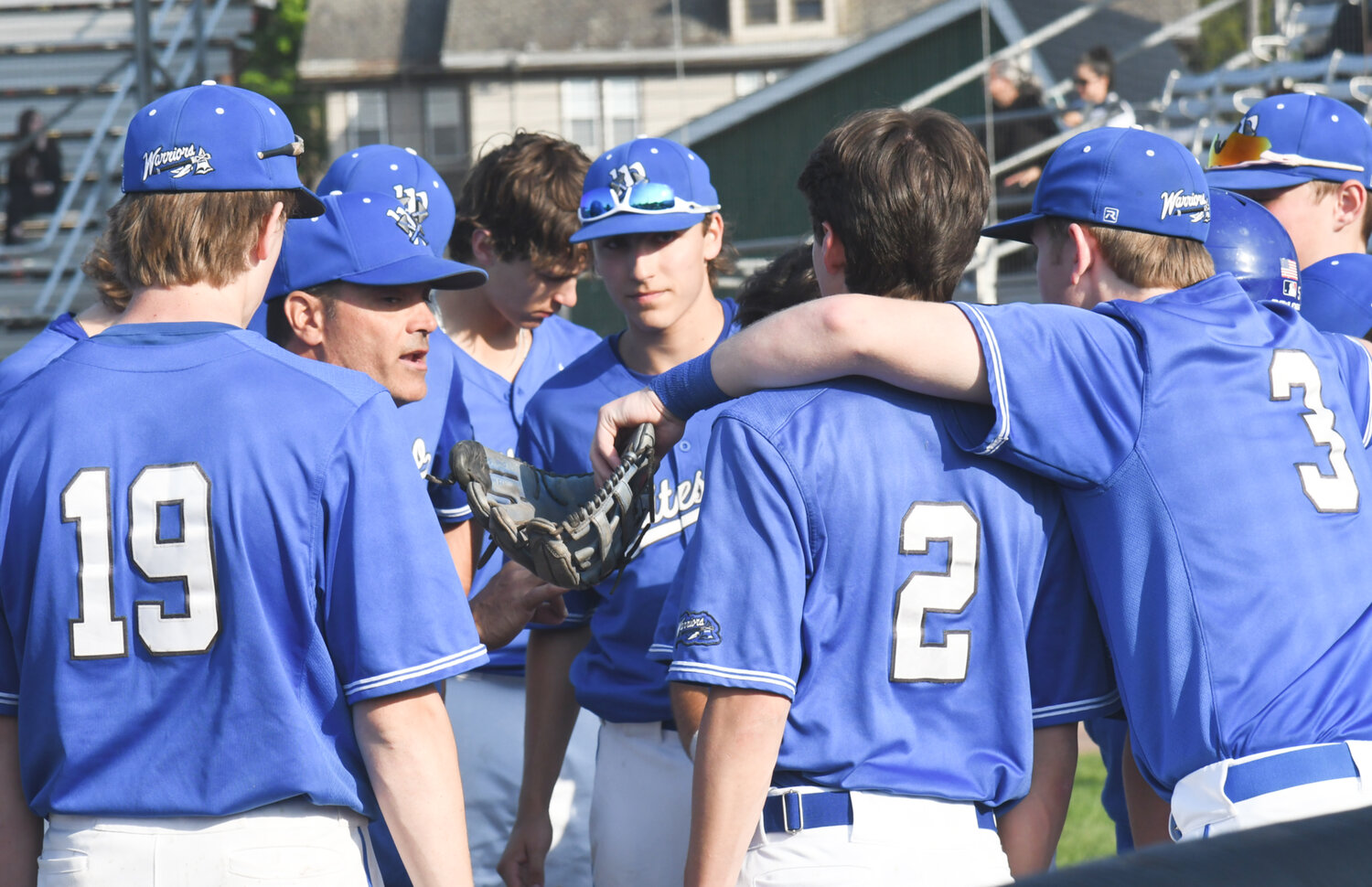 Whitesboro coach Tom Maggiolino talks to his team during a game last week against Proctor. Whitesboro is the top seed in the Section III A Class tournament.