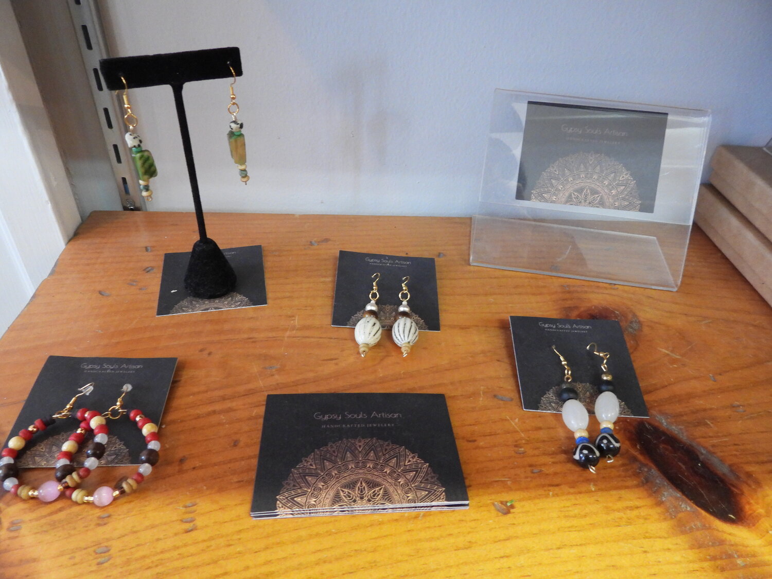 Gypsy Soul Artisan sells jewelry at White Begonia.