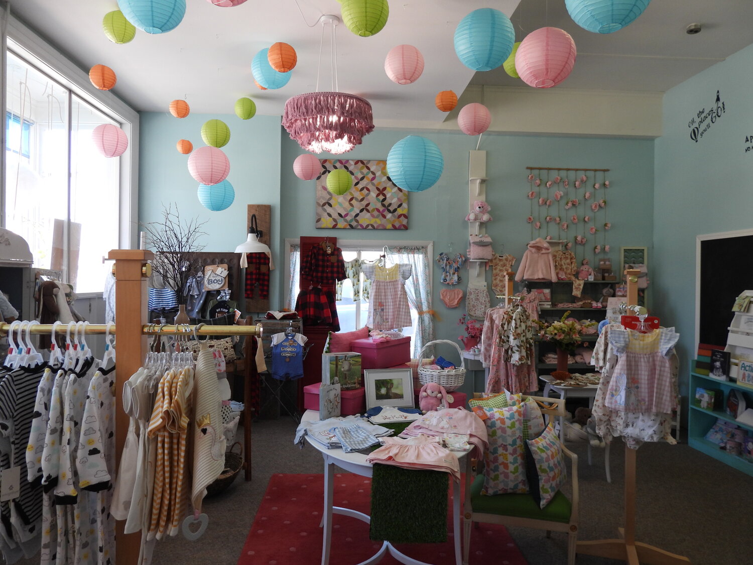 All manner of pieces are for sale at the White Begonia in Sherrill. White Begonia has started selling a line of gifts for babies and young children.