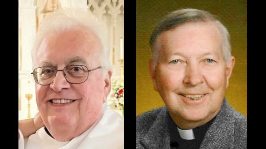 From left are: Deacon James Chappell and Rev. Richard Kapral.