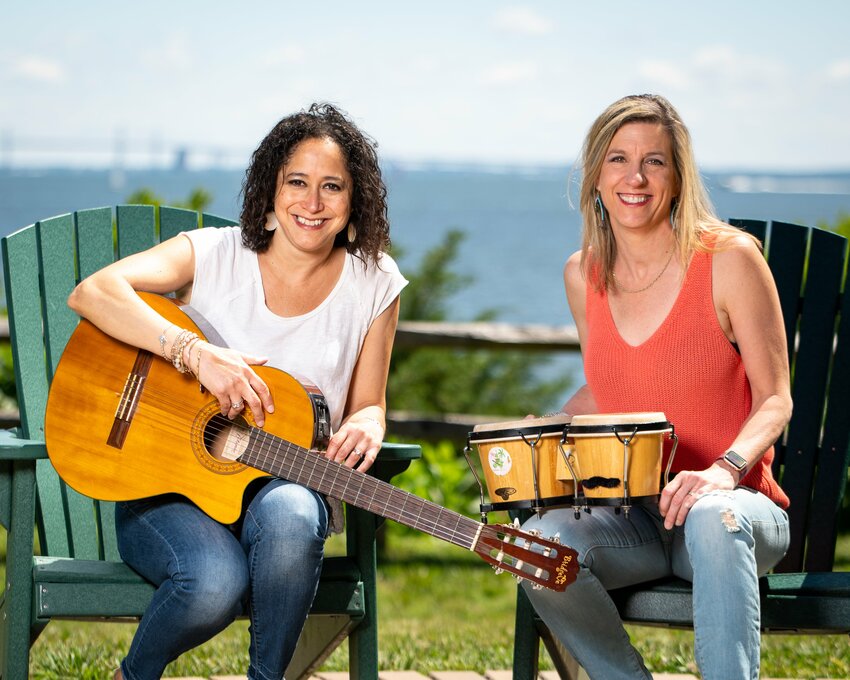 The spring concert series will open with a performance by Guava Jelly, featuring (l-r) Bridgette Michaels and Dawn Madak, who weave reggae vibes into their diverse music.