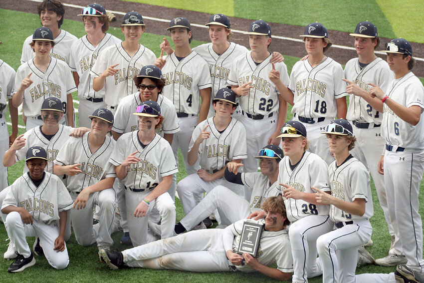 The Falcons overcame a four-run deficit to beat the Bruins in the JV baseball county championship May 7.
