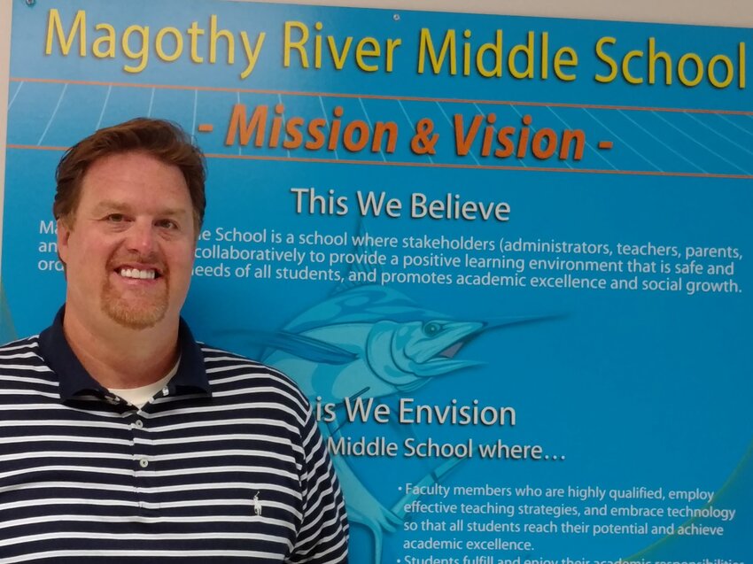John Noon became the principal at Magothy River Middle School during the summer of 2020. He will take over the same role at Marley Middle School in Glen Burnie.