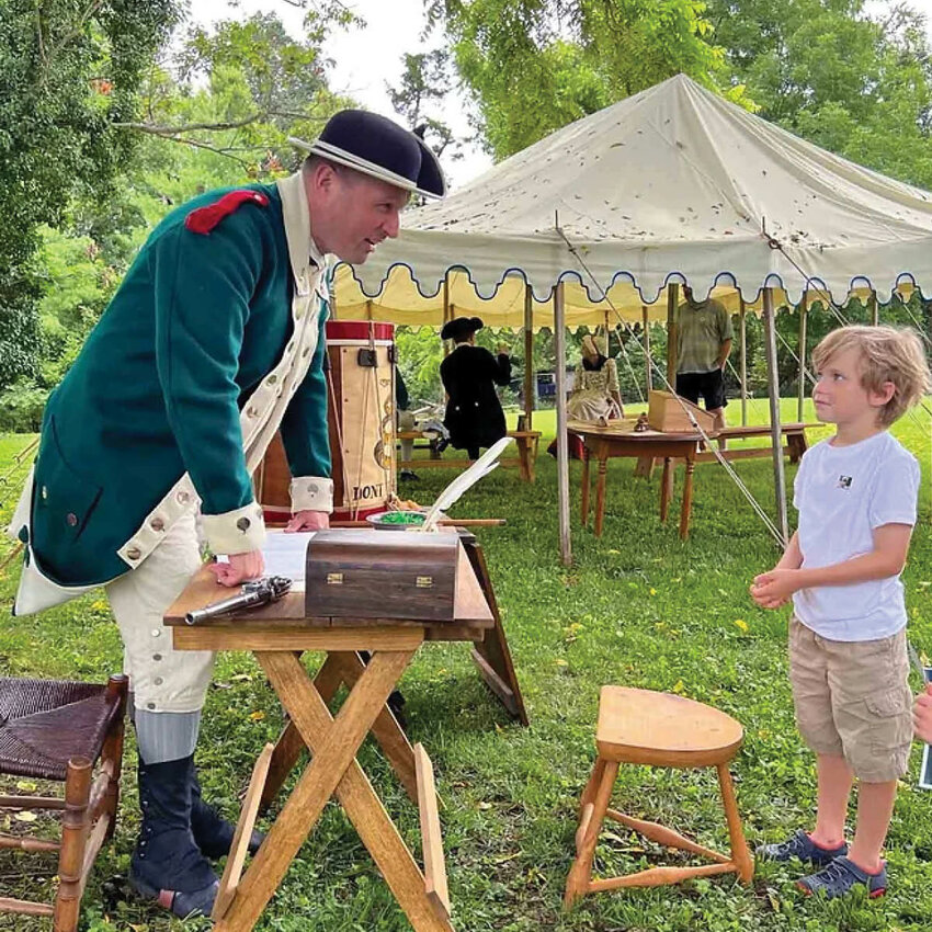 During Revolutionary London Town, visitors can meet a colonial Marine or militia member, enjoy crafts and games, and talk with costumed historic interpreters.