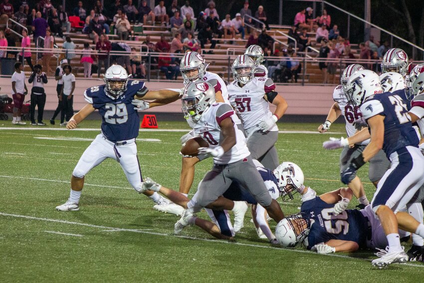 Broadneck’s Aaron Foote (0) had 108 total yards and a touchdown in the win over Severna Park.