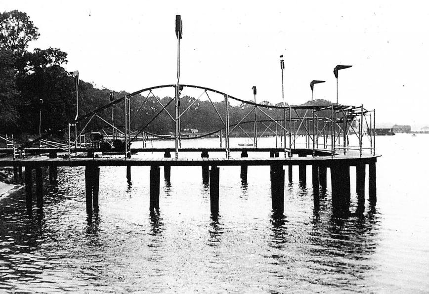 A wooden roller coaster once dipped and dove over the waters of the Magothy at Mago Vista Beach, a tourist attraction that also featured an alligator pond, an ornate ballroom and dance pavilions.