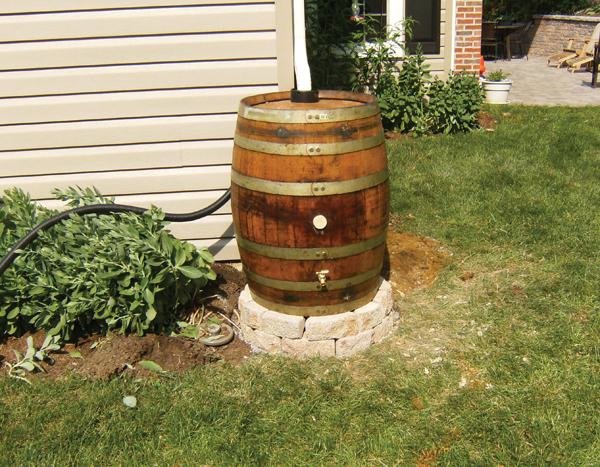 frontgate rain barrel