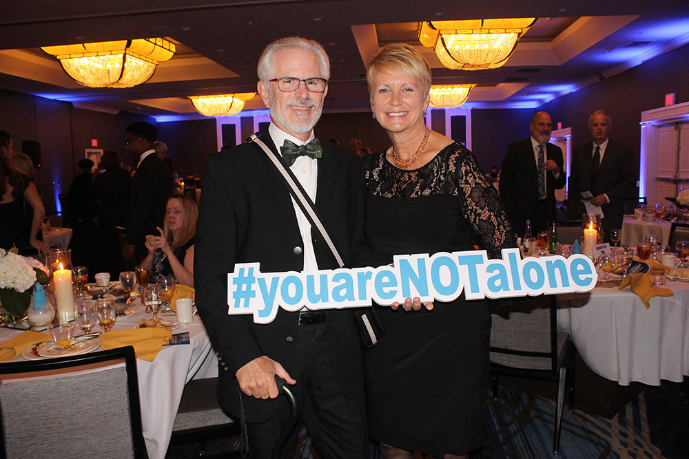 The theme of the NAMI Anne Arundel County gala was “You Are Not Alone.”