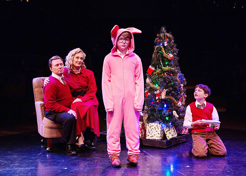 Be transported to 1940s Indiana during “A Christmas Story,” open now through January 5 at Toby’s Dinner Theatre.
