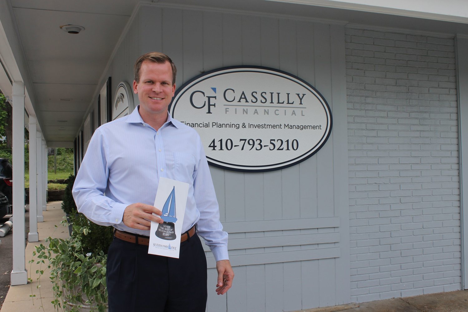 Frederick Cassilly of Cassilly Financial Group was named Best Insurance Adviser.