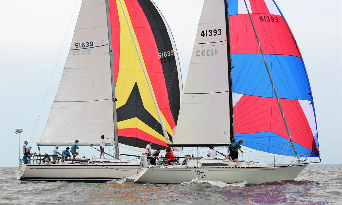 Patrick Hylant’s Pegasus boat overtook Don Snelgrove’s Himmel at the 2020 CRAB Cup on August 15.