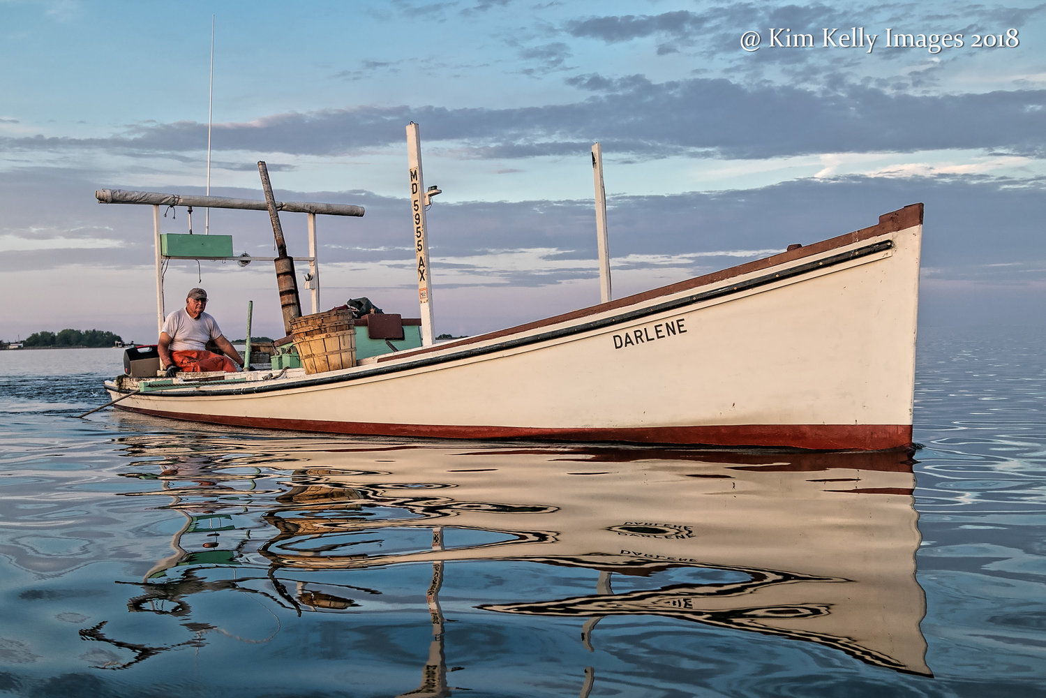 Kim Kelly likes capturing images that depict the Chesapeake Bay. This photo is called “A Time For Reflection”