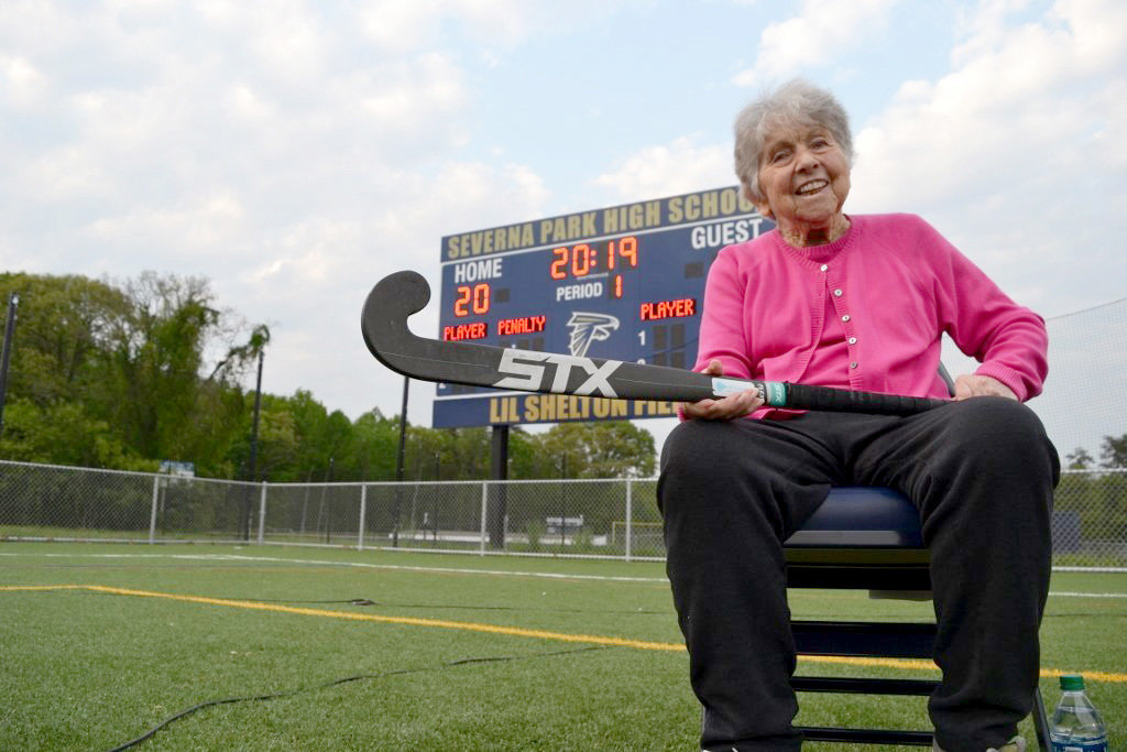 Lil Shelton retired from coaching in 2011, but she continued to support Severna Park High School field hockey.