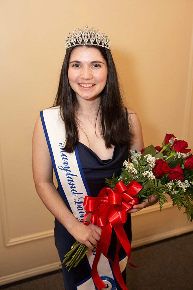 Elizabeth Karides competed against four other regional dairy princesses to earn the title of Maryland State Dairy Princess on July 14.