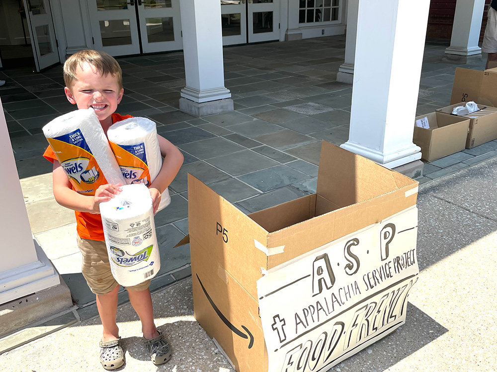 The ASP students hosted a food drive in July for SPAN to address food insecurity in their community.