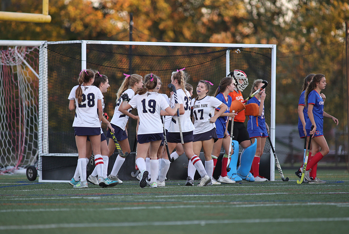Severna Park celebrated a goal that broke the 0-0 tie early in the third period.