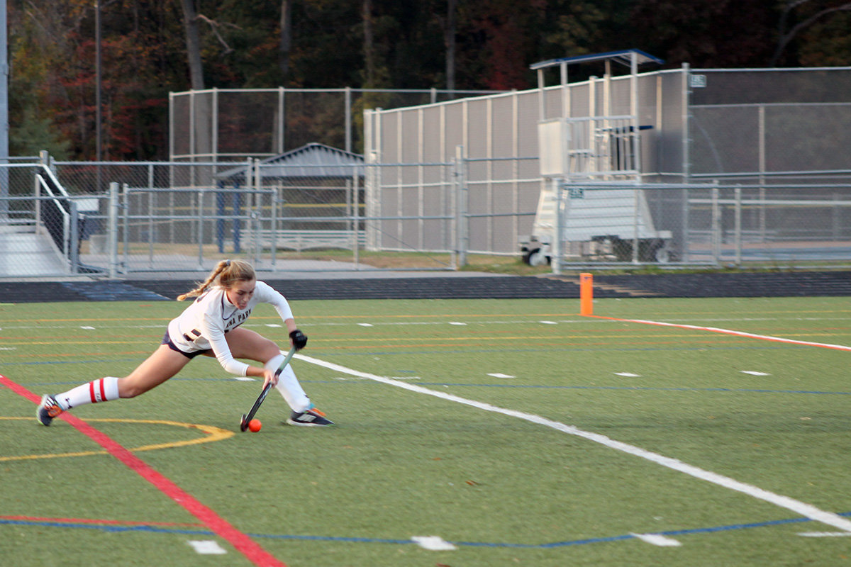 Zoe Day scored on a penalty shot to give the Falcons the 1-0 lead.