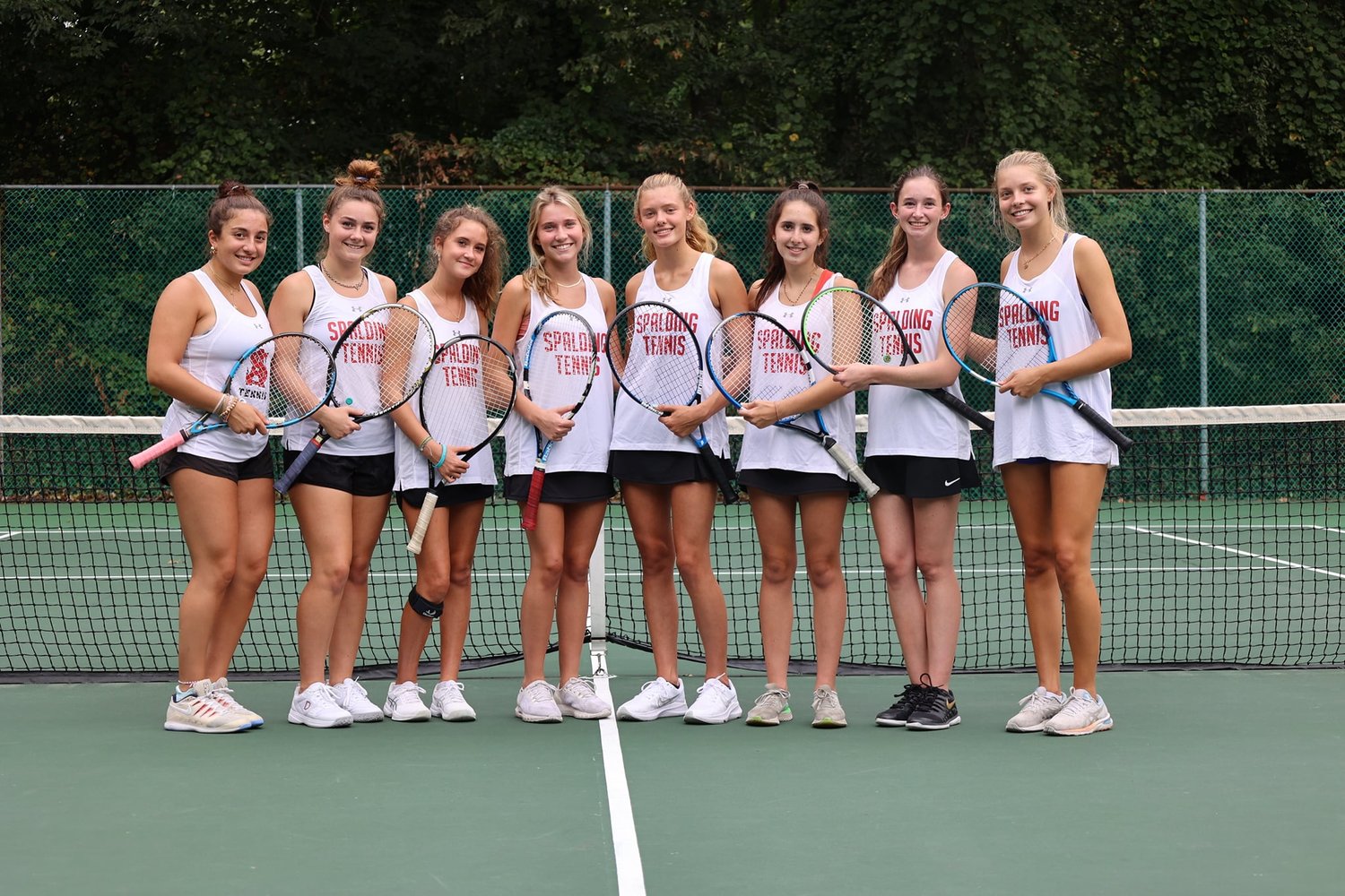 The Archbishop Spalding tennis team won the program’s second B Conference championship in three years.