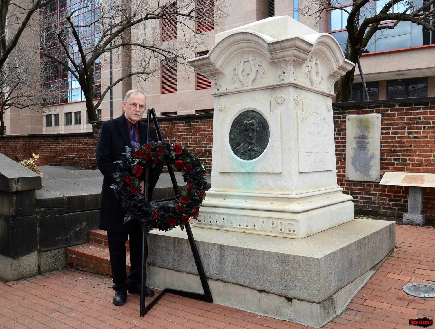 Jeff Jerome plans to broadcast a portion of this year’s event live from the Poe Monument in Baltimore.